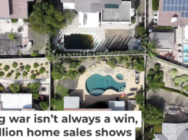 An aerial view of homes in pricey Rancho Cucamonga, Calif. Mario Tama/Getty Images